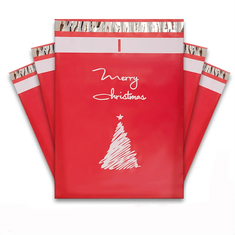 100PCS Poly Mailer Adhesive Envelope Courier Print Bag DIY Lady Panties Dress T-shirt Wedding Xmas Gift Box Packaging Pouches