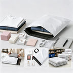 50Pcs White Courier Mailer Bags Packaging Poly Package Plastic Self-Adhesive Mailing Express Bag Envelope Postal Pouch Mailing