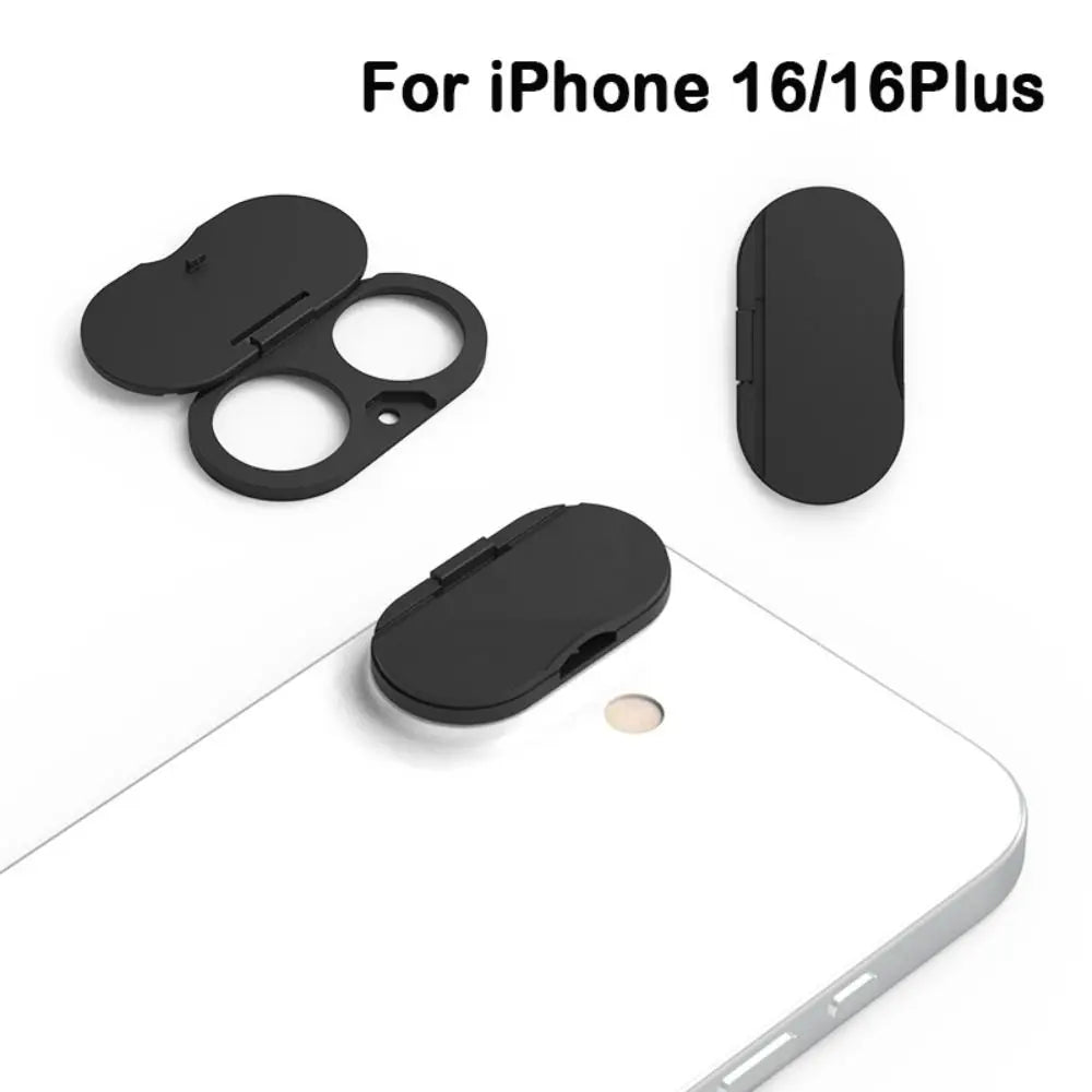 Protective Back WebCam Cover Sticker Plastic Camera Lens Cap Anti-Scratch Phone Lens Privacy Protector for iPhone 16/16Plus
