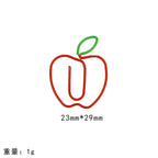 10/20pcs Red Retro Japanese Paper Clip Tomato Strawberry Cherry Scrapbook Paper Clip Book Page Memo Fixed Clips Student Supplies