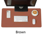Portable Mouse pad large Gaming Waterproof Non-slip PU Leather Suede Desk Mat Computer Keyboard desk pad Mats white mousepad