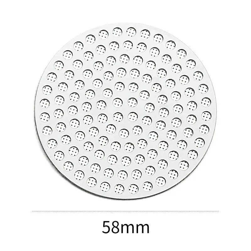 XHYKFFILTER 51/53/58mm Coffee Puck Screen 304 Stainless Steel Double Layer Fine Filter Screen for 51/54/58mm Portafilter
