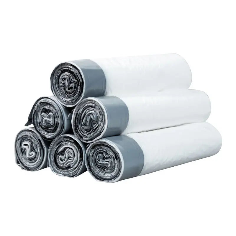 Thickened Garbage Bag with Drawstring Household Disposable Transparent Garbage Bag Dormitory Living Room Use Kitchen Trash Bags