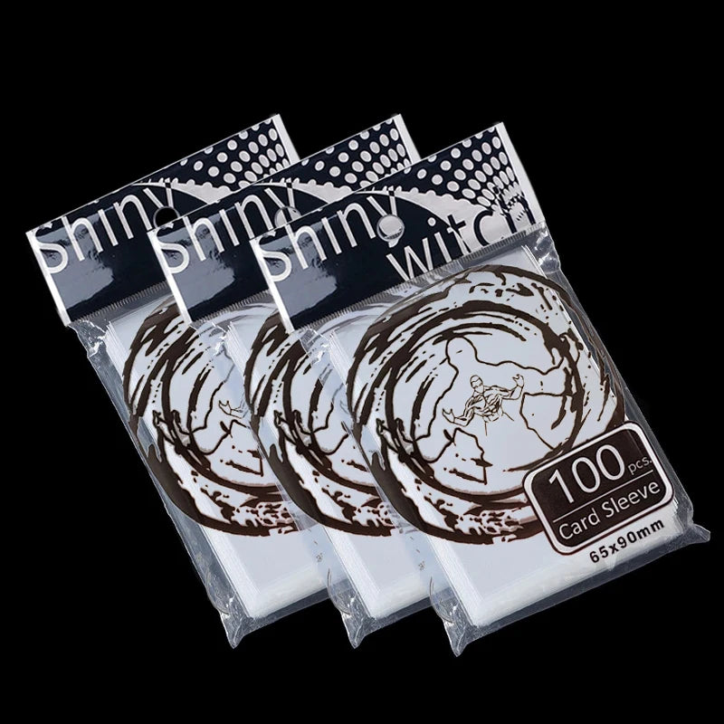 100pcs/pack 65*90mm Card Sleeves Card Protectors Perfect Size for Football Cards, Sport Cards, MTG Cards Collection Card Storage