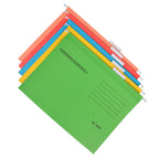 5Pcs Hanging File Organizer Colorful Portable Multi Tier File Folder Coupon Receipt Bills Holder Office Storage