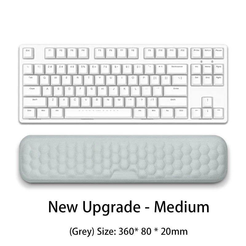 Keyboard Mouse Wrist Protection Rest Pad Ergonomic Office Typing Relax Wrist Memory Foam Mouse Pad PC Computer Laptops Mouse Pad
