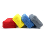 8PCS Microfibre Car Wax Applicator Pads Soft Rectangle Foam Auto Detailing Wax Sponge Paint Care Polishing Pad for Auto Cleaning