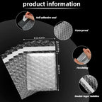 10-50pcs Envelope Shockproof Package White Bubble Bag PE Clear Cushioning Covers Protective Wrap Foam Packing Bags Can Be Sealed