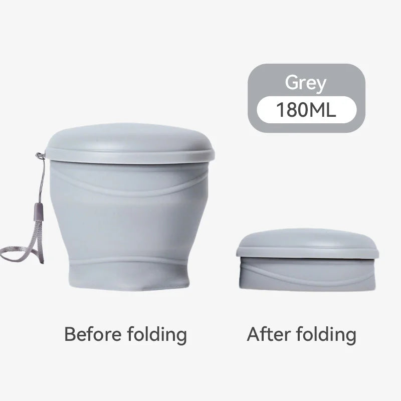Collapsible Silicone Water Cup – Portable, Leak-Proof & BPA-Free for Travel, Hiking, Camping, Gym, Office