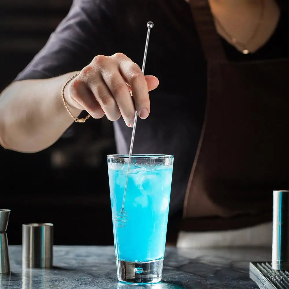 Coffee Stirrers Reusable Creative Bar Stainless Steel Stirrer Multi-Function Decorative Long Stir Sticks for Drinks Mixing Bar