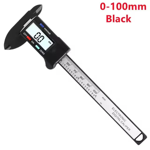 100mm/150mm Electronic Digital Display  Caliper Carbon Fiber Dial Vernier Gauge  Measuring Tool Ruler for Precision Measurement