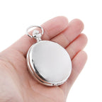 Multifunctional Pocket Watch Flip Open Survival Compass for Men Retro Hollow Out Pocket Watch Compass With Clasp Chain