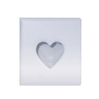 A5 3-Ring Macaron Gradient Heart Shaped Widening Photo Album Binder Photocard Card Holder for Photographs Scrapbooking Collector
