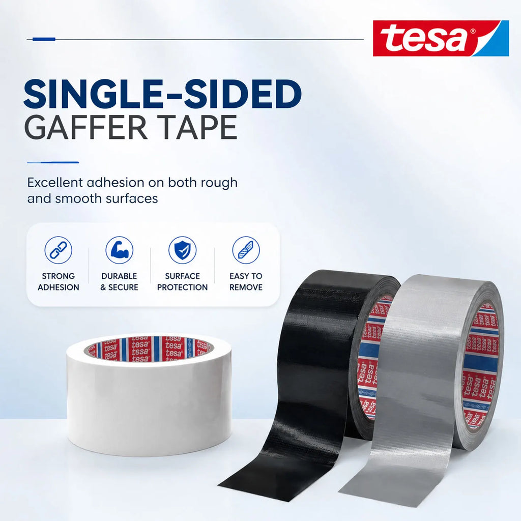 Tesa 4687 Fabric Duct Tape Strong Tack Weather Resistant Rubber Adhesive Tape For Outdoor Tent Fixing Pipe Sealing Use