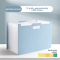 Large Capacity A4 Accordion File Organizer, Multi-Layer PP Document Folder, Desktop Standing Storage Bag with Handle