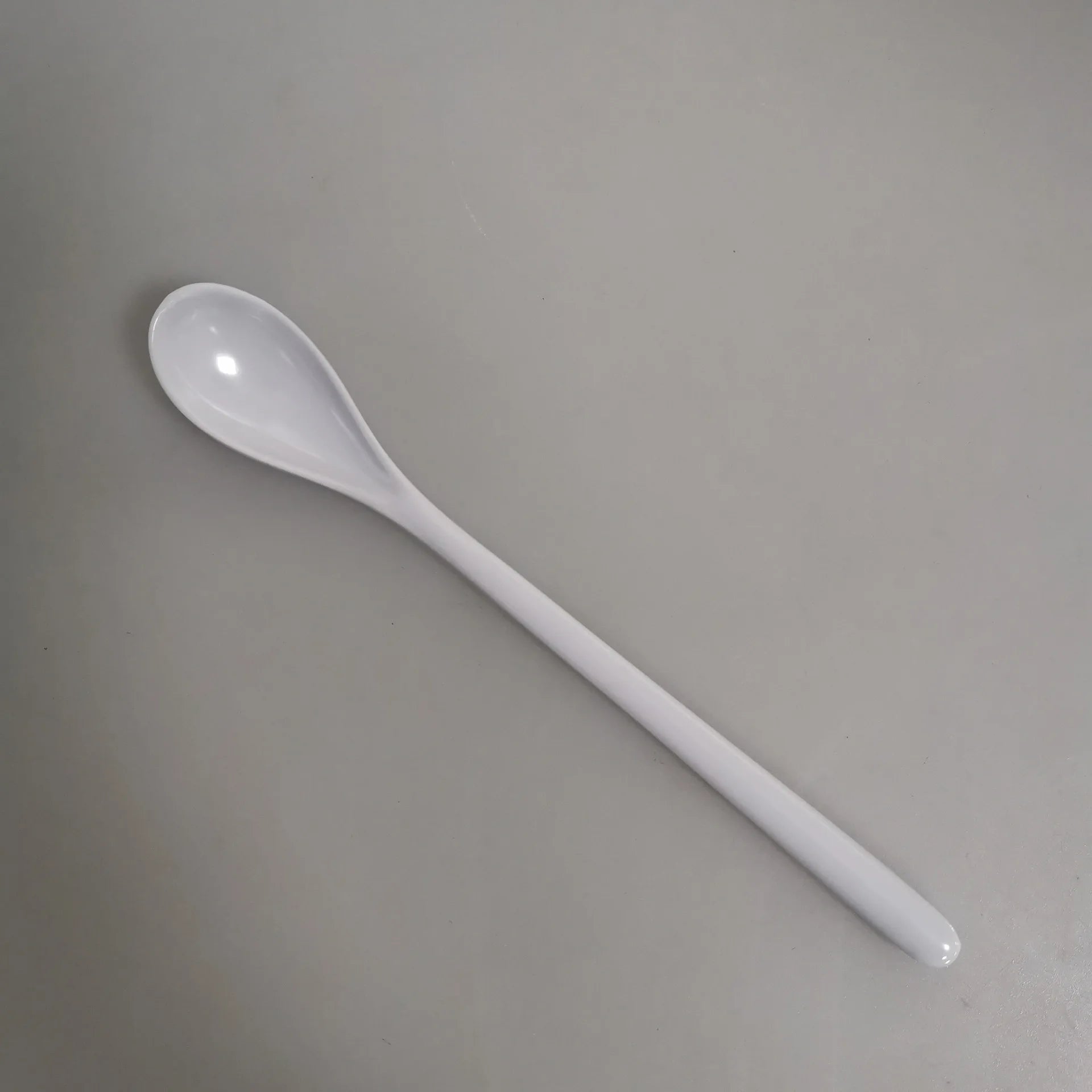 7pcs Candy Color Plastic Long Handle Dessert Spoons Dinner Tea Spoon Tableware Flatware Stirring Coffee Kitchen Scoops Soup