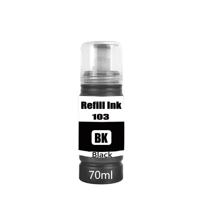 T103 103 104 Refill Dye Ink For Epson Eco Tank L1110 L3100 L3110 L3111 L3116 L3150 L3151 L3156 L3160 5190 Desktop Printer