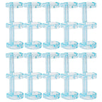 Removable Binder Book Binding Rings Plastic Book Rings Clear Folder Binder Clips Scrapbook Binding Button School Loose Leaf Clip