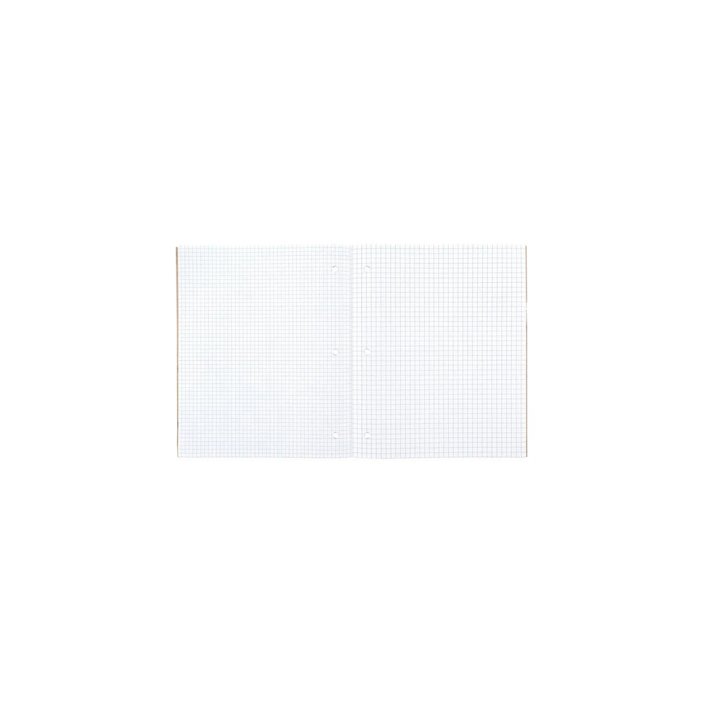 1pcs Reversible Quad Ruled Composition Notebook, Graph Grid Pages, Perforated Sheets, Durable Tape Binding, School College Use