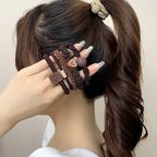 5pcs/20pcs Highly Elastic and Durable Rubber Band Simple High Ponytail Hair Rope Women's Hair Rope Hair Decoration Set