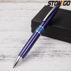 STONEGO Fashion Wallet Pen Short Paragraph Gift Travel Pocket Pen Mini Pocket Short Clip Metal RollerBall Pen Travel Pocket Pen