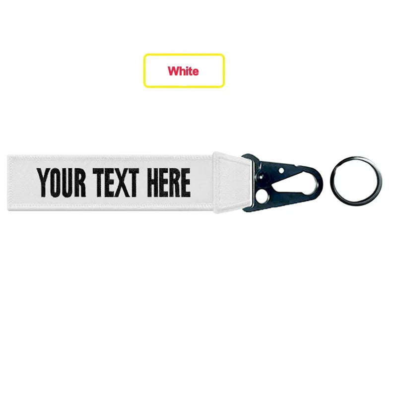 Customized Luggage Tag, Personalized Keychain, Name Patch, Embroidery Accessories for Suitcase and Bag, Luxury Eagle Beak Buckle