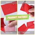 4.8cm*10m Colored Extra Strong Self-adhesive Tape Waterproof Heavy Duty No Residue Craft Duct Tape for DIY Art Packaging Coding