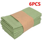 Table Cloth Napkins Durable Polyester Thicken Placemat Reusable for Kitchen Dining  Wedding Decoration 16inch*16inch