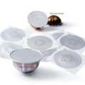 iCafilas Refillable Capsules Pods Lids Aluminum foils Stickers For Nespresso Vertuo Next Automatic Coffee Cafe Machine Maker