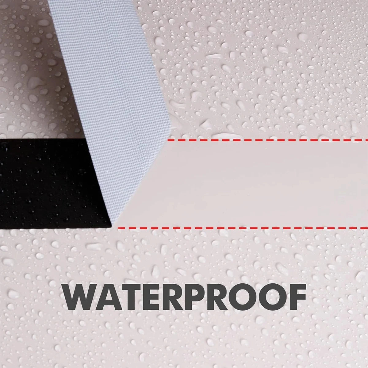 Black Duct Tap Tear by Hand Heavy Duty Carton Sealing Packing Cloth Duct Tape Waterproof Muti-Purpose Craft Repair Pipe Tape