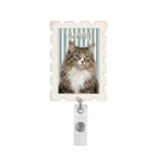 Personalized Custom Pet Picture Badge Reel,Upload Pet Photo & Name,Pet Lover Gift, Birthday, Healthcare Employees, Vet Tech