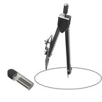 500Pcs/Box COMPASS LEAD REFILLS 2mm 2B HB Black 2.0mm Drawing Draft Pencil Sharpener