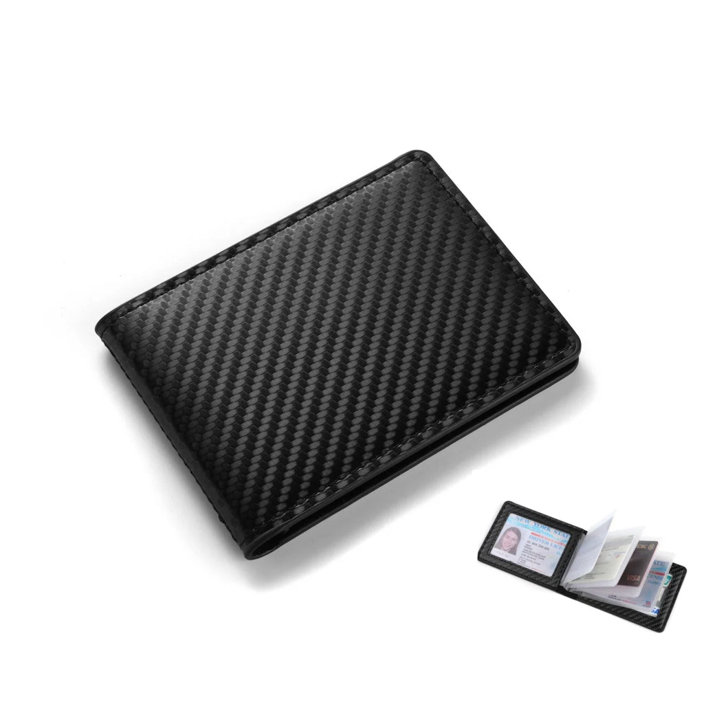Men's credit card Card holder Carbon Fiber Men's Business Slim card holder