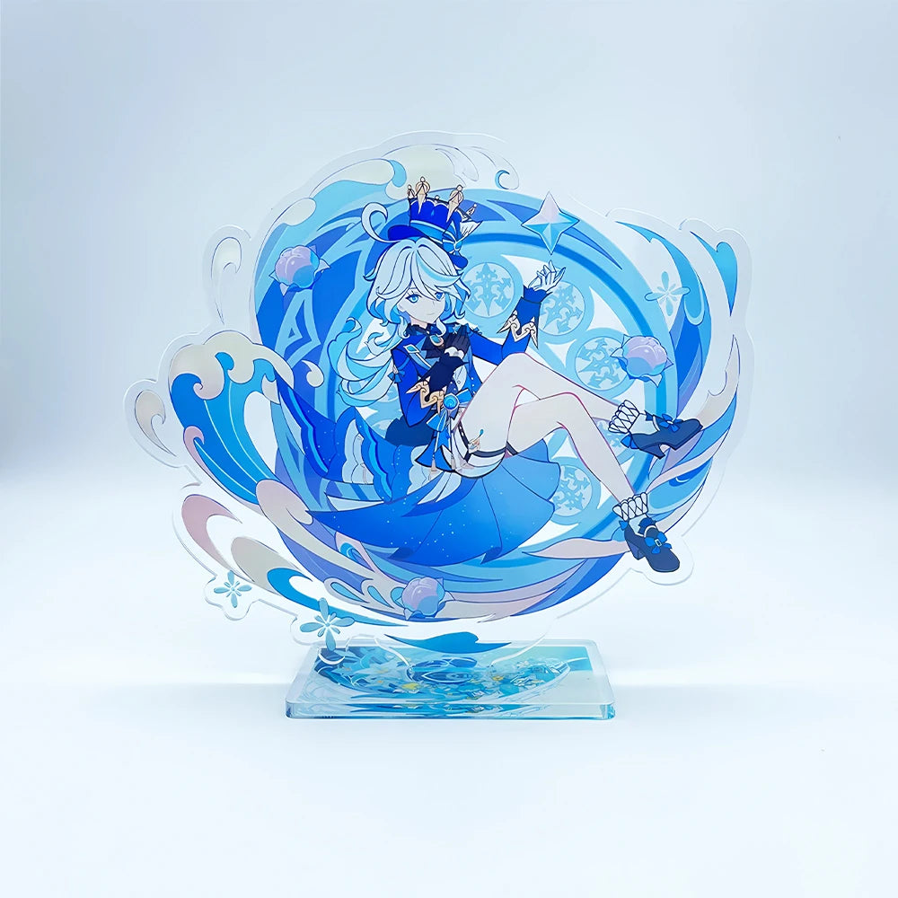 Odette Lohen Flins Durin Mavuika Columbina Xiao Arlecchino Acrylic Anime Model Furina Collect Desktop Decoration Keychains Gift