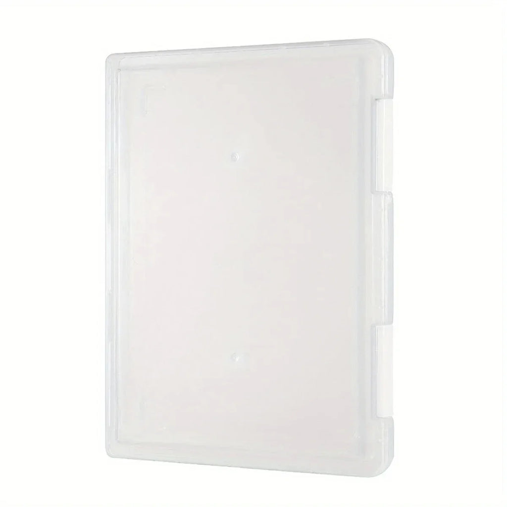 1pc Multi-layer Portable File Box Waterproof Contract Storage Box A4 Plastic PP File Box  Portable Transparent File Box