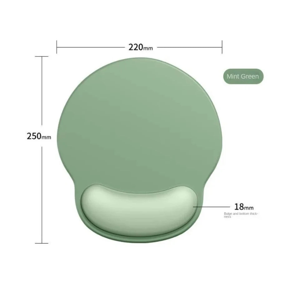 Gradient color mouse pad comfortable wrist rest non-slip mouse pad soft mouse pad wrist rest computer desktop mouse pad