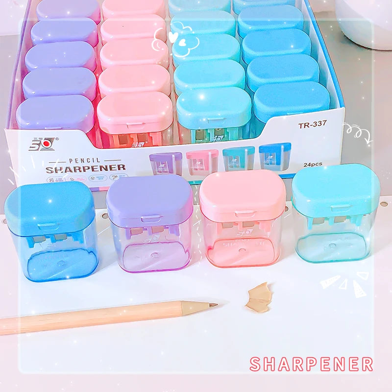 kawaii stationery supplies bar teacher accessories school useful cute Colorful pencil Sharpener aesthetic school supplies