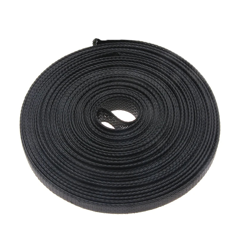 20/50/100M PET Expandable Braided Cable Sleeve Wire Protecting Insulation Sheathing Cable Protective Sleeve 4/6/8/10/12/15/20mm