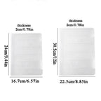 A4 File Storage Box Transparent Double Card Buckle Plastic Organizer Waterproof Dustproof For Graduation Certificates Documents