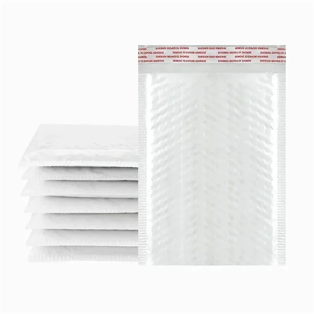 11/15/23cm White Bubble Envelopes Convenient Thicken Waterproof Shockproof Bubble Mailers Envelope Bags Self Seal Packing Bag