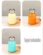 New High-value Mini Chubby Big Belly Cup 304 Stainless Steel Vacuum Thermos Cup Portable Carrying Ring Accompanying Cup