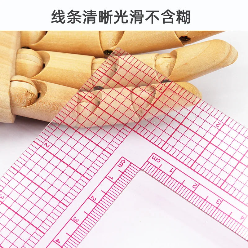 L-type ruler drawing supplies quilting ruler right-angle sewing accessories patchwork tools clothing cutting technology ruler