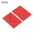 50/100Pcs Mini Paper Envelopes 10x7cm Mini Gift Greeting Card Business Card Envelope Western Envelopes for Wedding Invitation