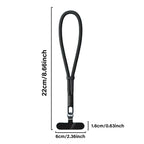 Universal Adjustable Mobile Phone Lanyard Short Wrist Strap with Self-locking Anti-drop Design Durable Polyester Phone Strap