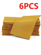 6/12PCS 40x40cm Cotton Linen Cloth Napkins Thickened Durable Placemat Reusable for Kitchen Dining Wedding Decoration