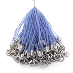 20/100Pcs Lobster Clasp Lanyard Strap Cord Mobile Phone Lanyard Polyester Key Chain Cords Charms Keyring For DIY Jewelry Making