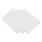 3Pcs Math Coordinate Practice Notebook Xy Graph Paper Pad for Students Teachers Engineers Classroom Homework Use White Grid