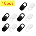 1/20PCs Webcam cover shutter magnet slider universal antispy camera cover for Web laptop iPad MacBook phone lens privacy sticker