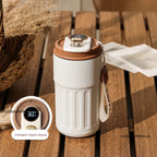 Intelligent Digital LED Temperature Display Coffee Cup Stainless Steel Thermo Bottle Keeps Cold and Heat Thermal Mug Sports Cup