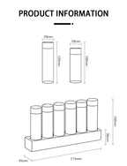 Coffee Beans Storage Container Tube Display Rack Tea Bottle Glass Single Dose Espresso Accessory Coffeware Set Barista Tool Gift
